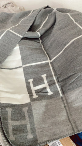 Grey H Blanket pre order